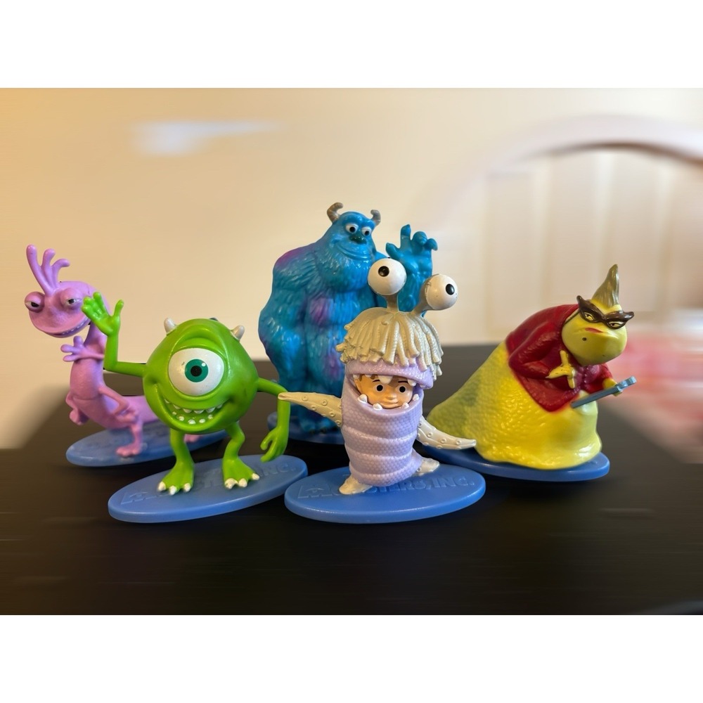 2019 Disney Monsters Inc Plastic Mini Figures Cake Toppers